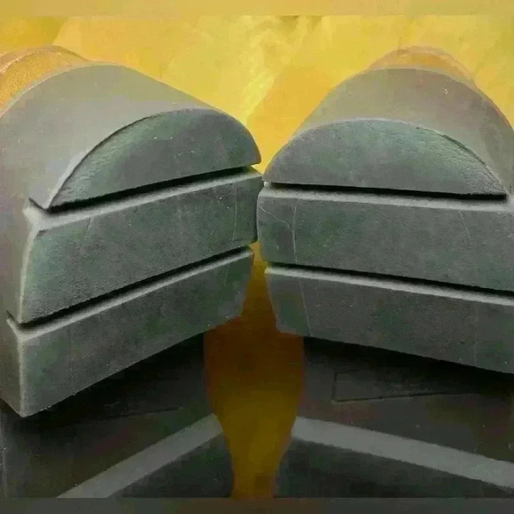 Chunky Platform Lug Sole Loafers Sz 7.5 Neutral Office Career Acadameia Y2K 90s - Picture 8 of 13